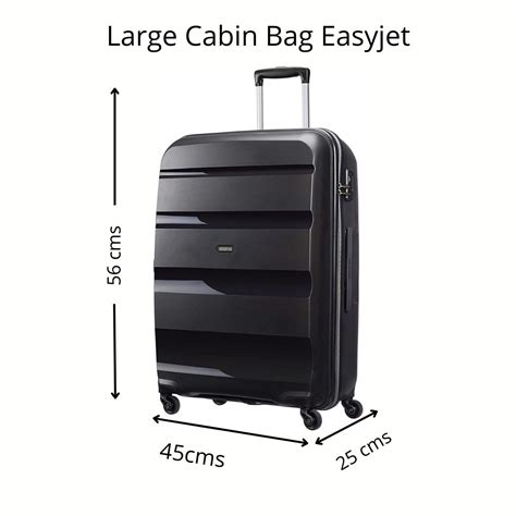 size of cabin bag easyjet|easyjet one large cabin bag.